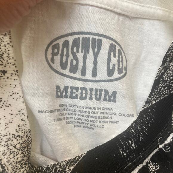 Post Malone Big A Stadium Tour 2025 Official Shirt Men Medium Posty Co Concert - Picture 13 of 13